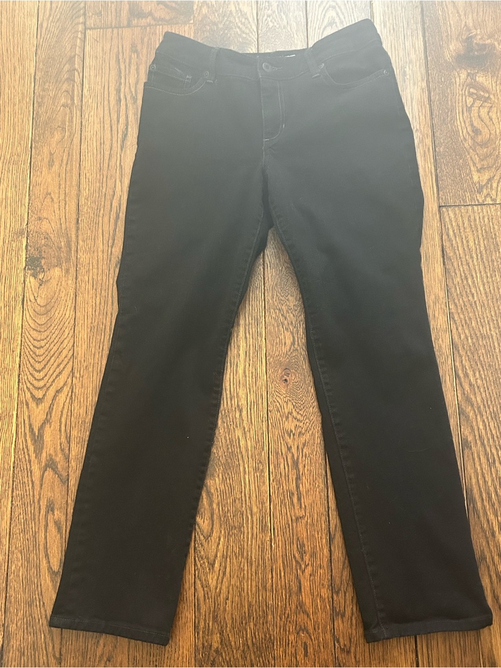 Chico's Women's Black Straight-Leg Jeans Size 0/short